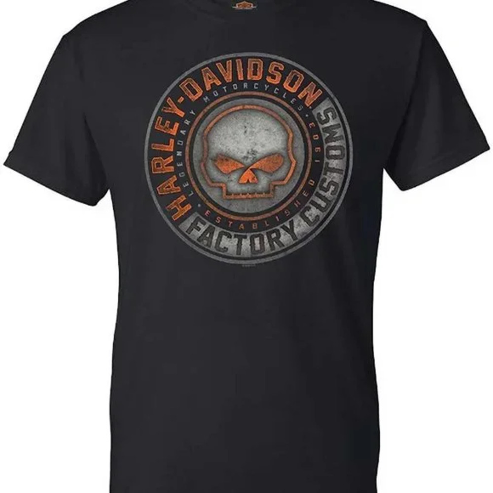 Harley Davidson Willie G Skull Biker Graphic Unisex T-Shirt